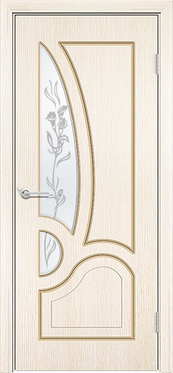 Марсель, Беленый дуб, Белое матовое с фьзингом