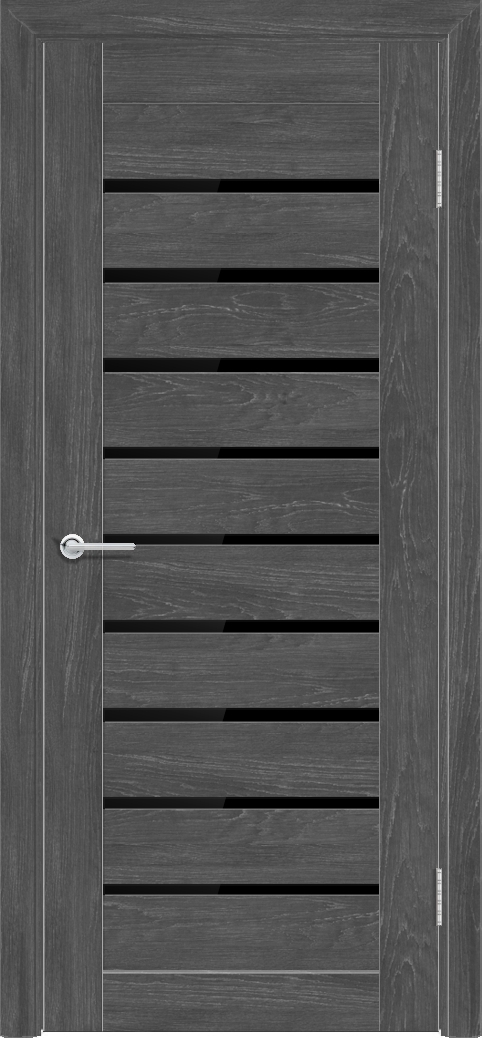 Т8, Дуб графит, Лакобель черный