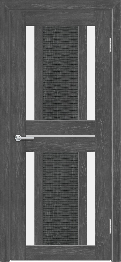 Т26, Дуб графит, Белое матовое