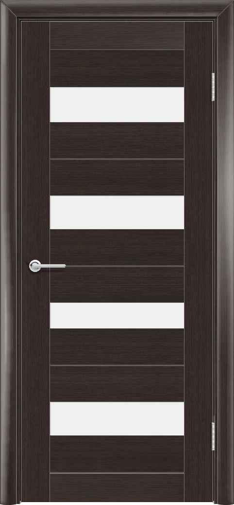 Т14, Орех темный рифленый, Белое матовое