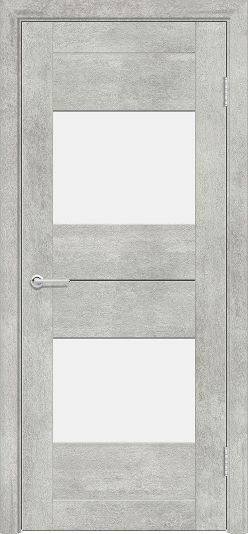 Т33, Серый бетон, Белое матовое