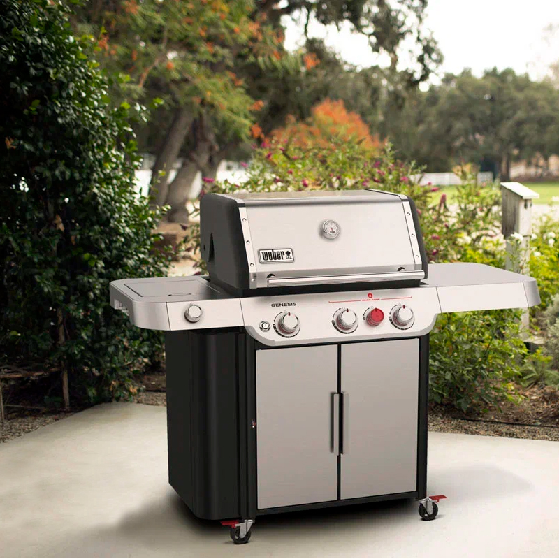 Гриль газовый Weber Genesis S-335, нерж. сталь