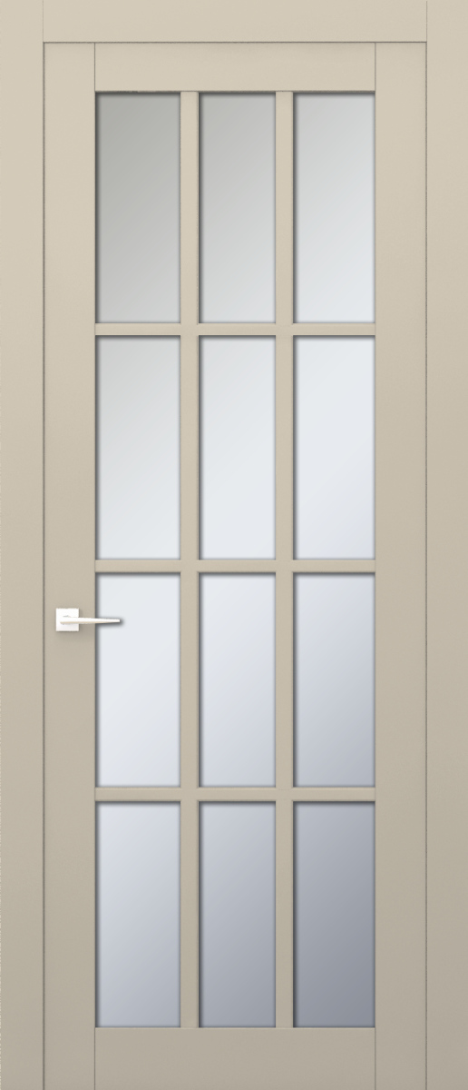 V 34, Vista, Экошпон, Софт сантьяго, Белое матовое