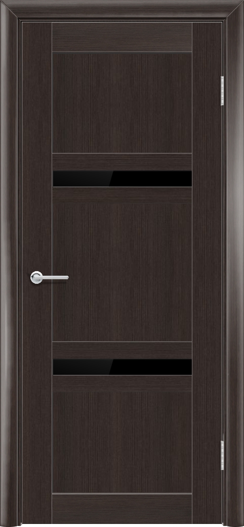 Т51, Орех темный рифленый, Лакобель черный