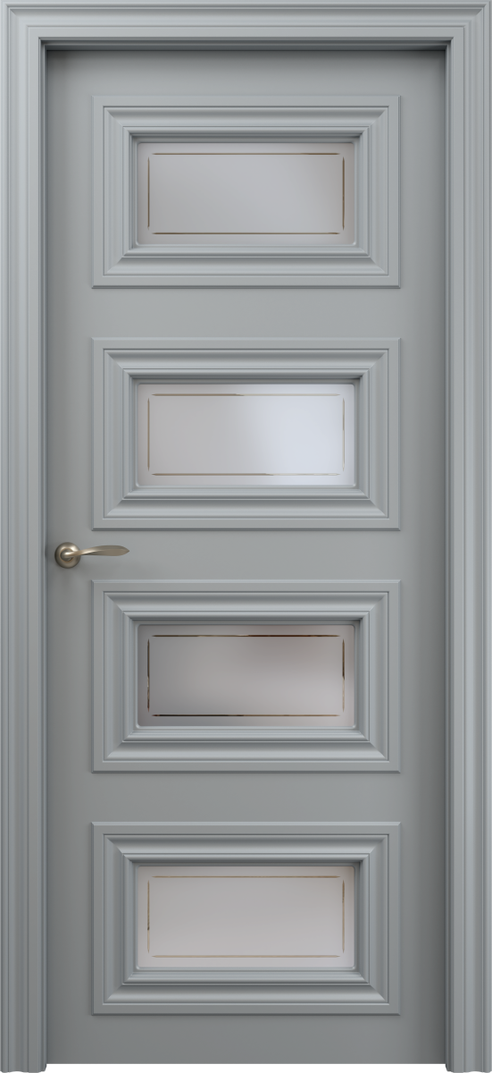 Montreal 6, Montreal, Экошпон, Софт бархат серый, Сатинат белое