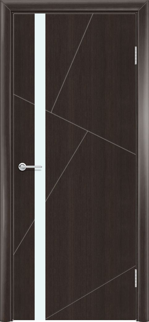 M63, Темный орех рифленый, Лакобель белый