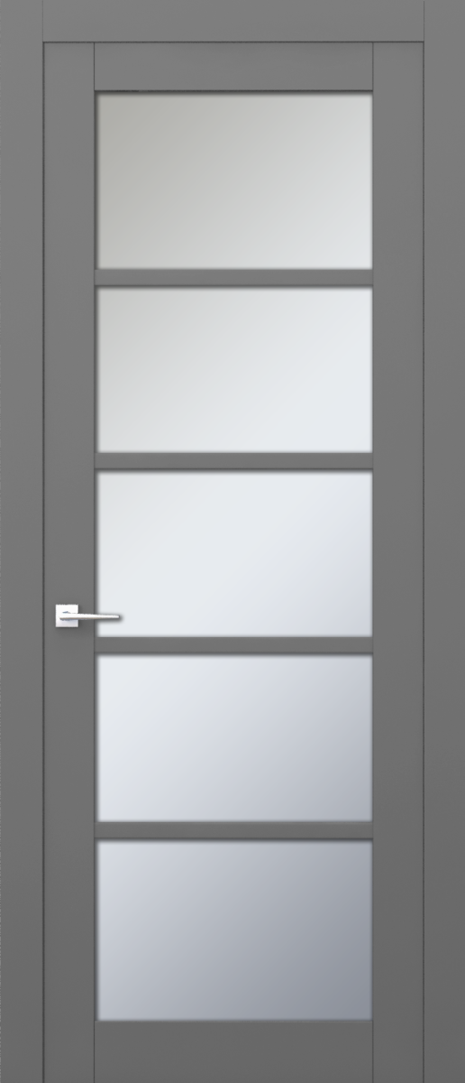 V 8, Vista, Экошпон, Софт серый, Белое матовое