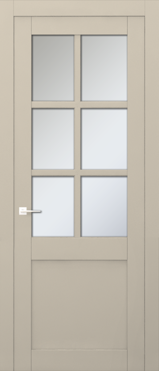 V 36, Vista, Экошпон, Софт сантьяго, Белое матовое