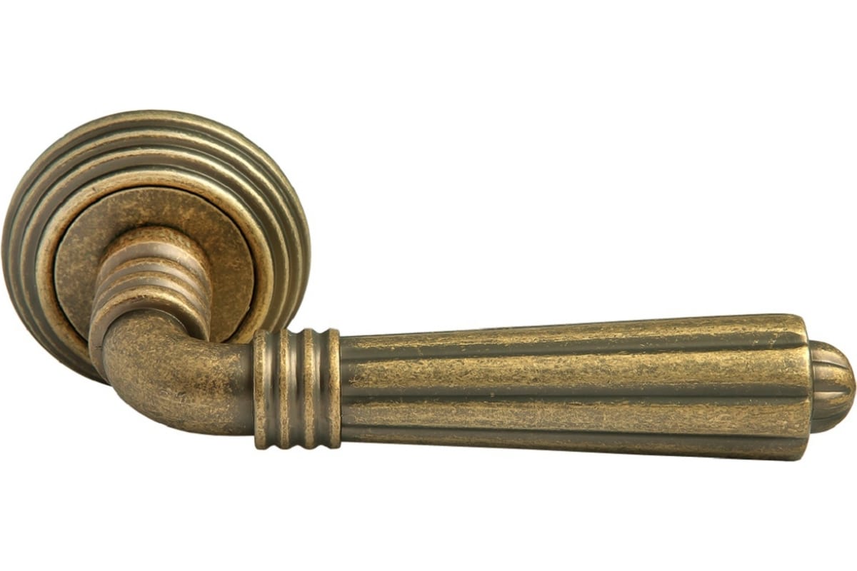 Ручка дверная Rucetti Rap-Classic L 5 OMB цвет-старая матовая бронза 9011228