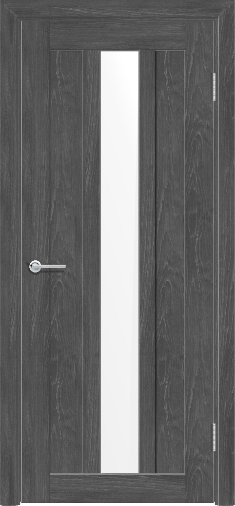 Т30, Дуб графит, Белое матовое