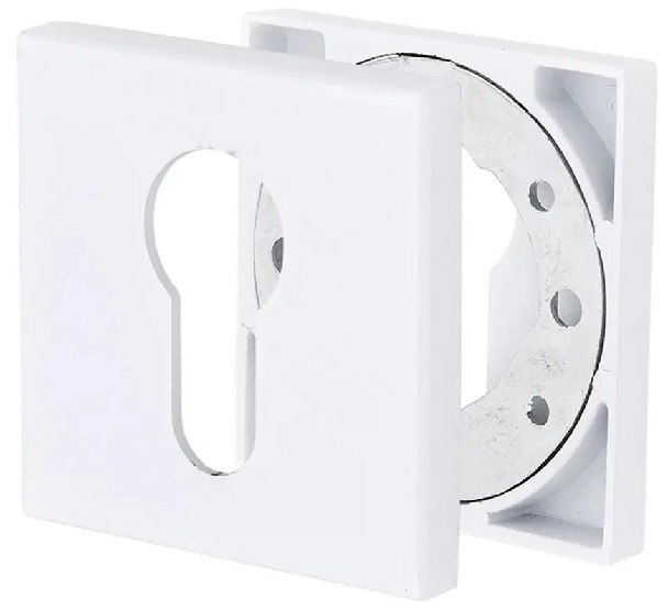 Накладка под цилиндр Iron 14 белый