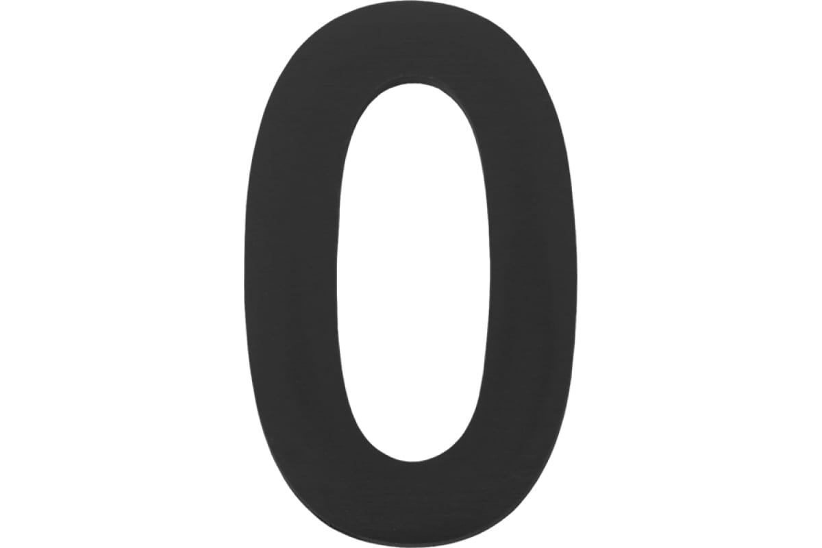 Самоклеящаяся цифра FUARO "1" SS304 (50x30) BL черный 46959