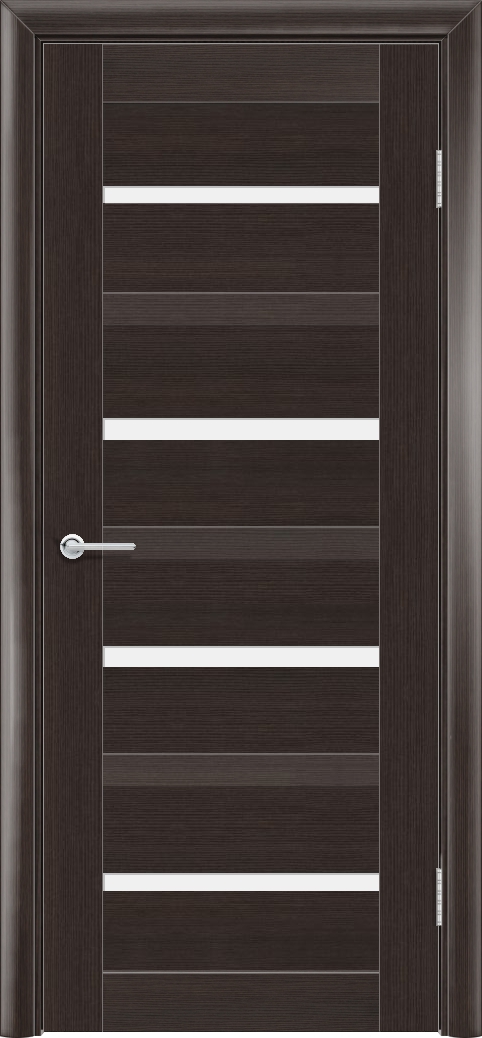 Т17, Орех темный рифленый, Белое матовое