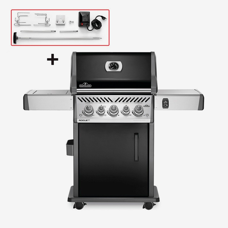 Гриль газовый Napoleon Rogue-425 SE черный
