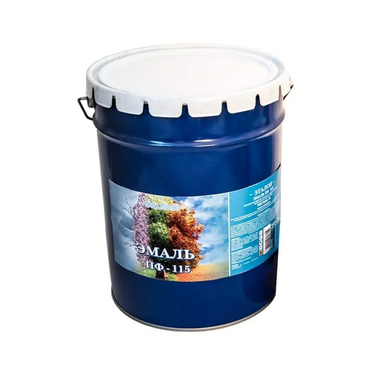 Эмаль ПФ-115 Супер-Эконом серая 20кг (1/33) Эталон 257111