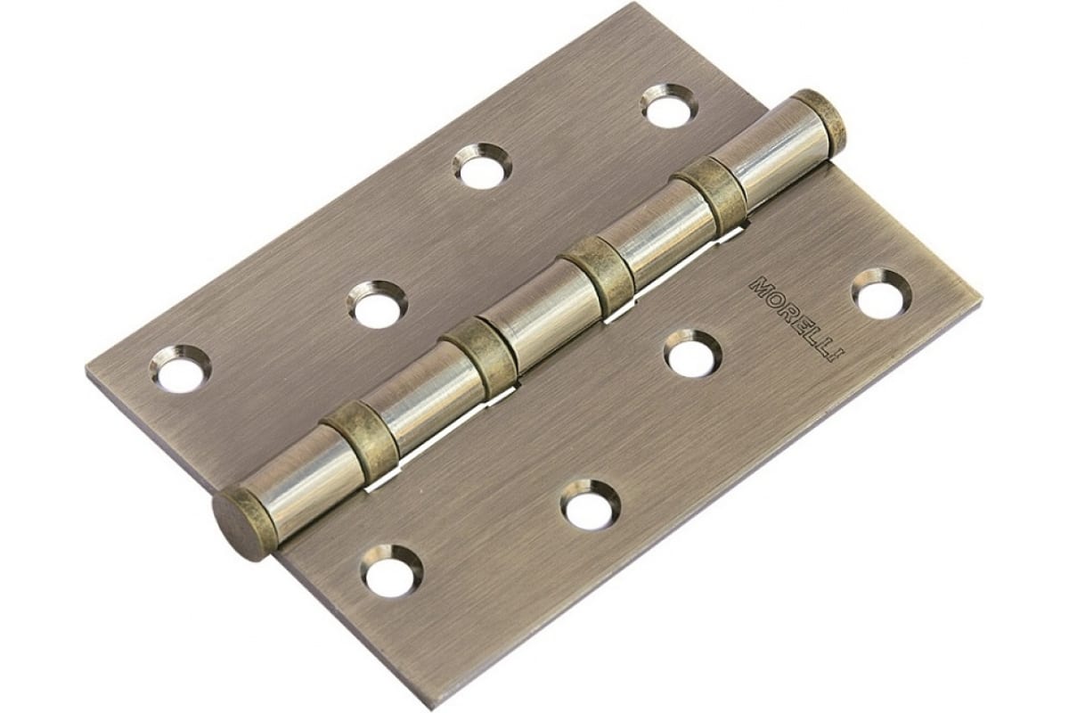 Петля универсальная стальн.с подшипн Morelli стальная MSN 100X70X2.5-4BB AB античная бронза 9015114