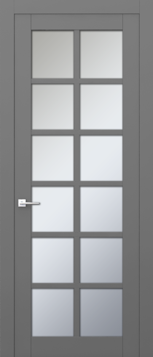 V 30, Vista, Экошпон, Софт серый, Белое матовое