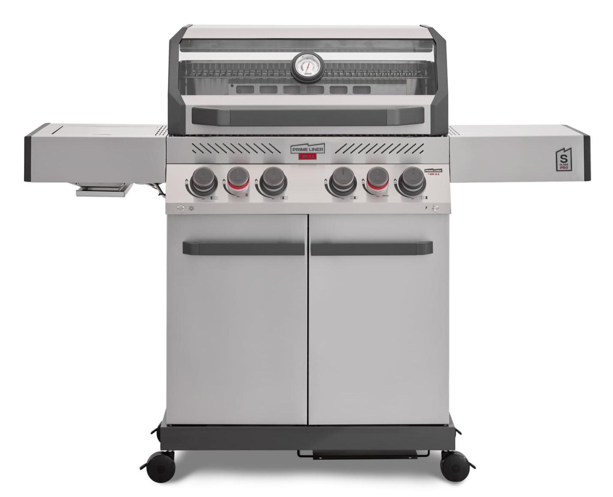 Гриль газовый PRIMELINER S4 Pro Deluxe 79756DLX