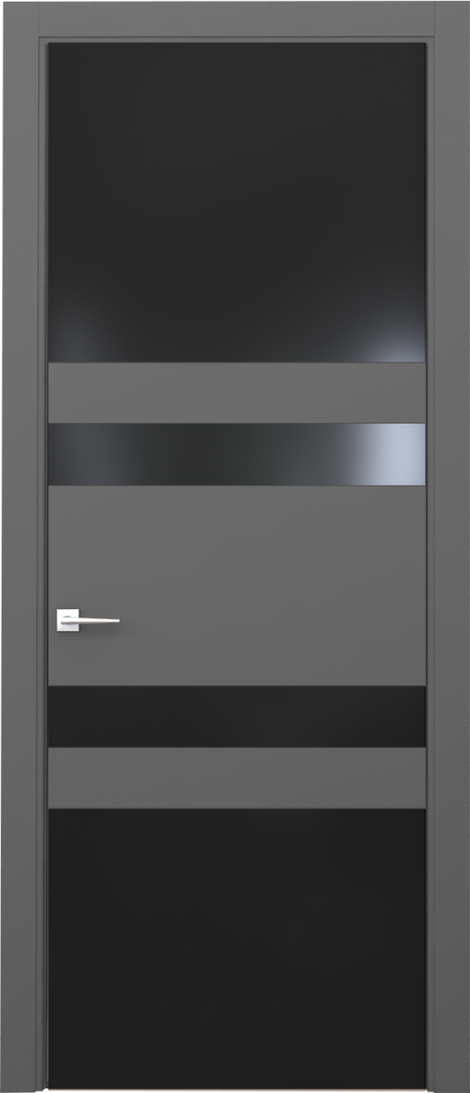 Ultra 9, Ultra, Экошпон, Софт серый, Лакобель черный