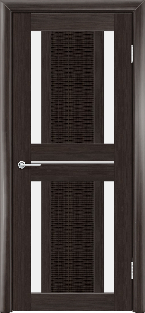 Т26, Орех темный рифленый, Белое матовое