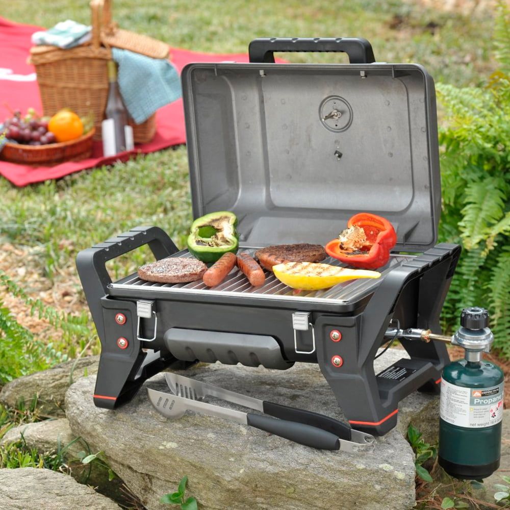 Гриль газовый Char-Broil портативный X200 + чехол