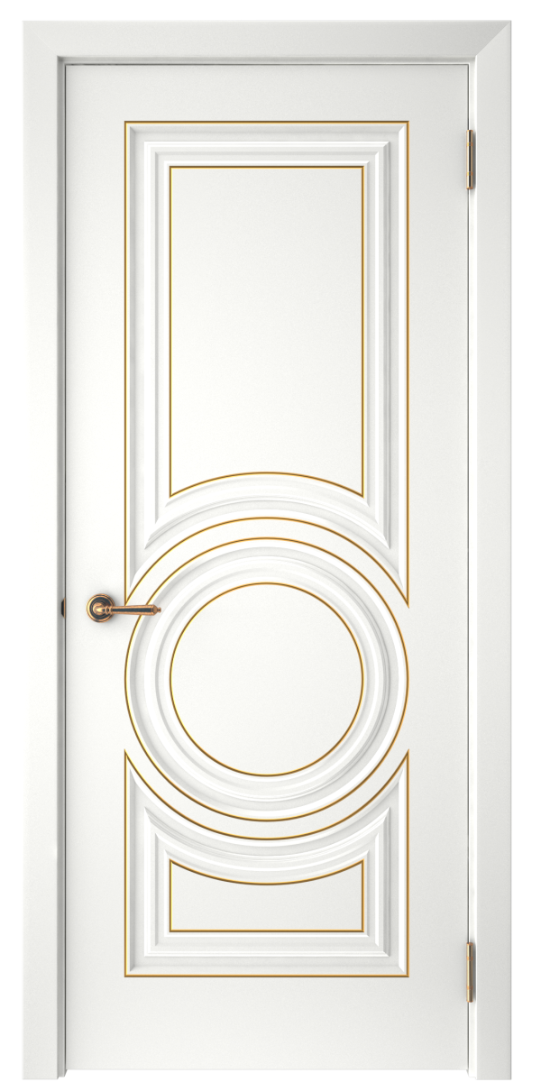 Сканди 5, Эмаль белая, патина золото