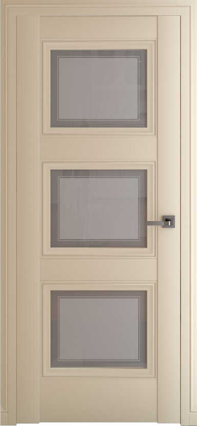 Гранд В3, Classic Baguette, Экошпон, Матовый кремовый, Сатинат