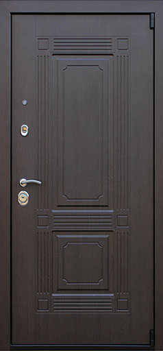 Входная дверь 10 см Викинг с зеркалом