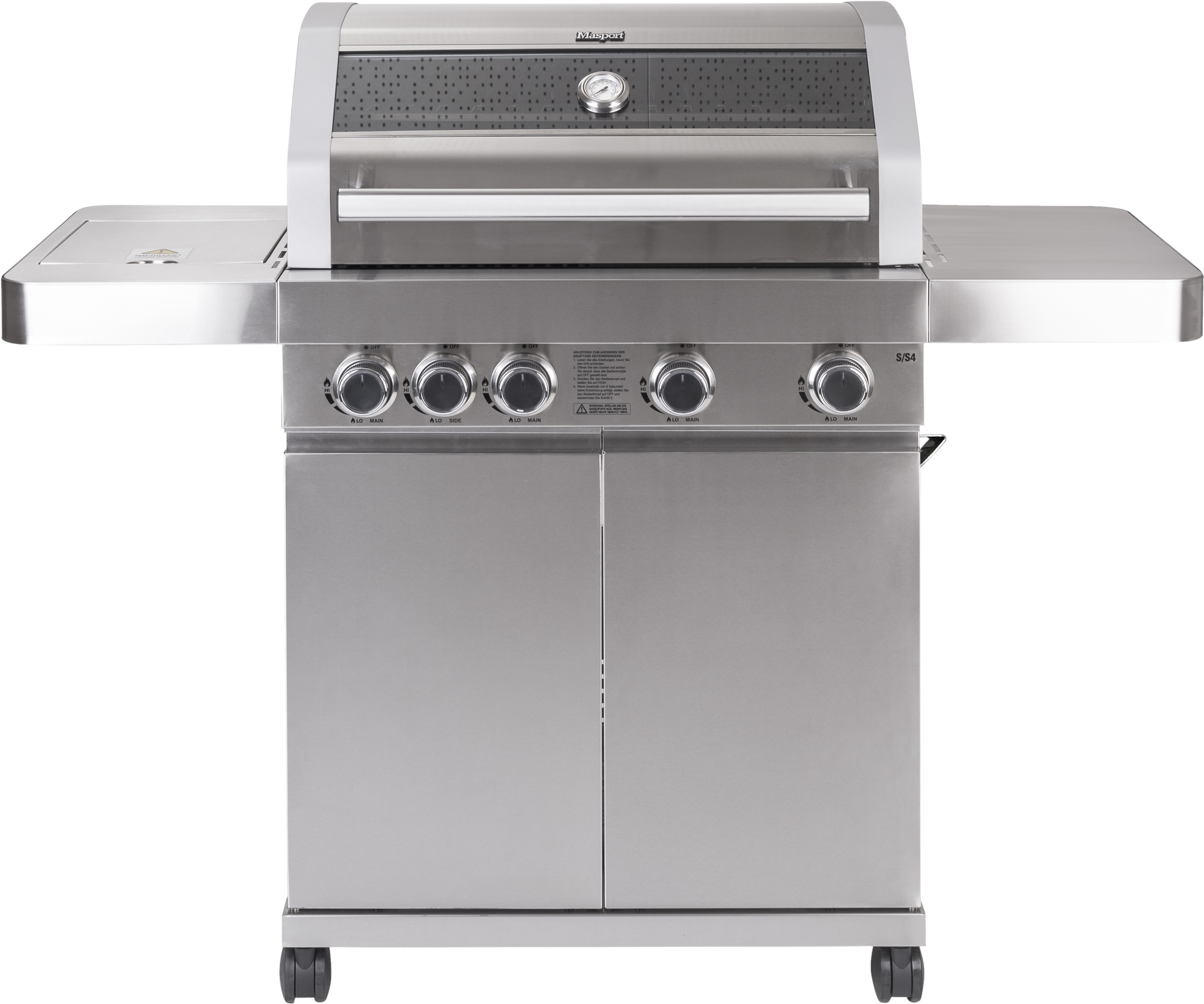 Гриль газовый Masport S/S 4 стальной