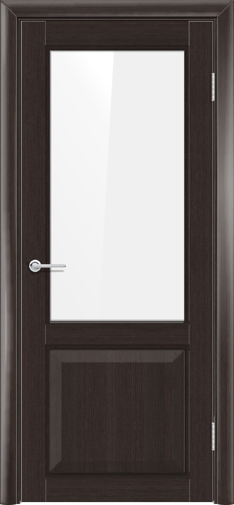 Т42, Орех темный рифленый, Лакобель белый