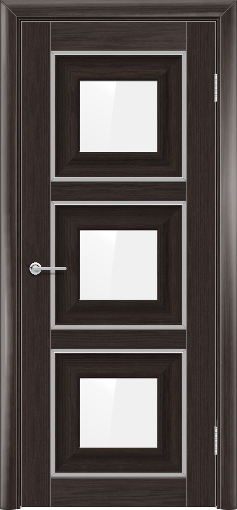 Т47, Орех темный рифленый, Лакобель белый