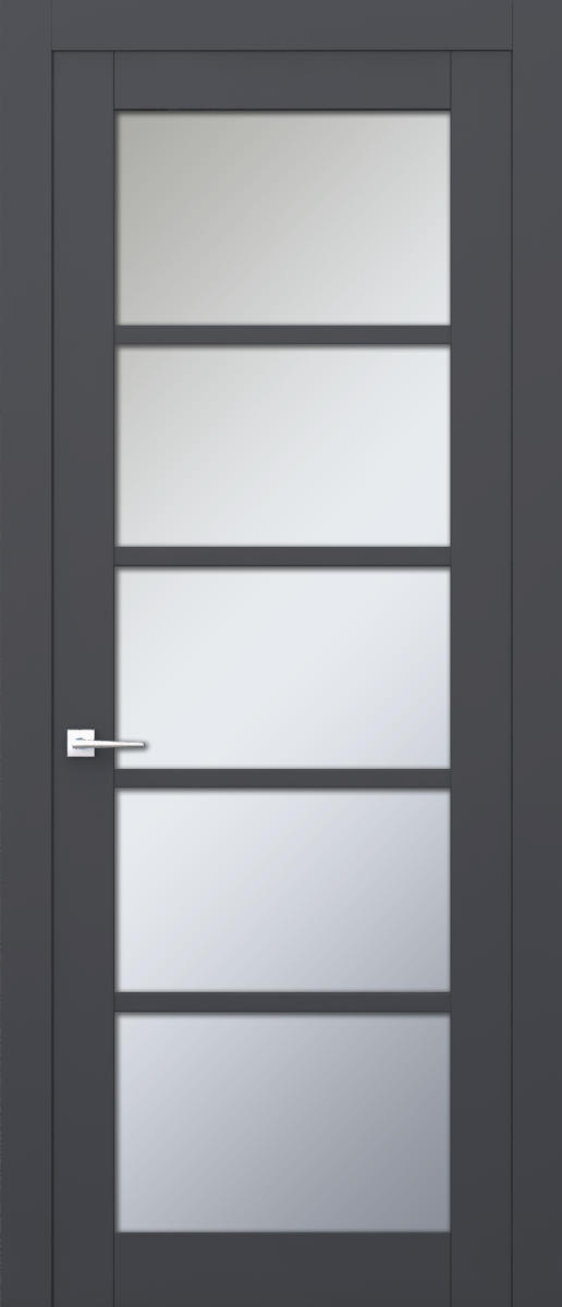 V 8, Vista, Экошпон, Софт графит, Белое матовое