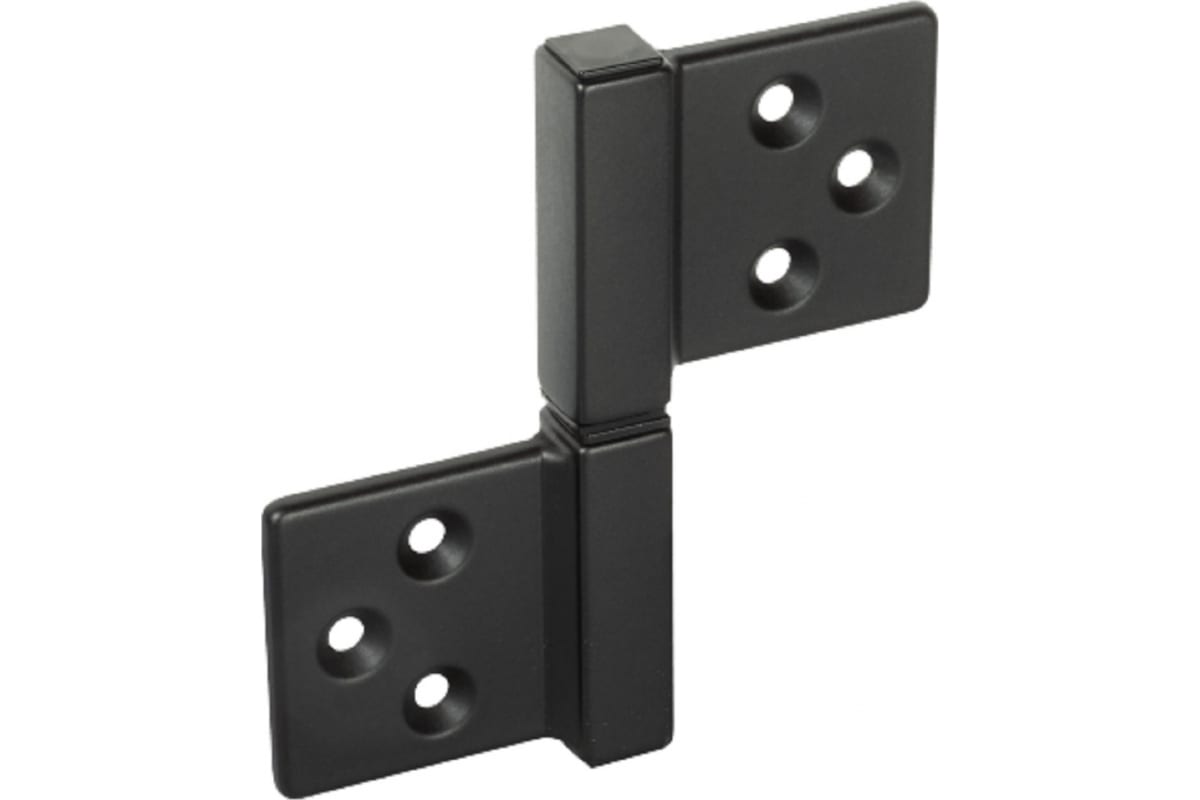 Петля карточная универсальная Morelli CH-S 85х82 В черный 9012793