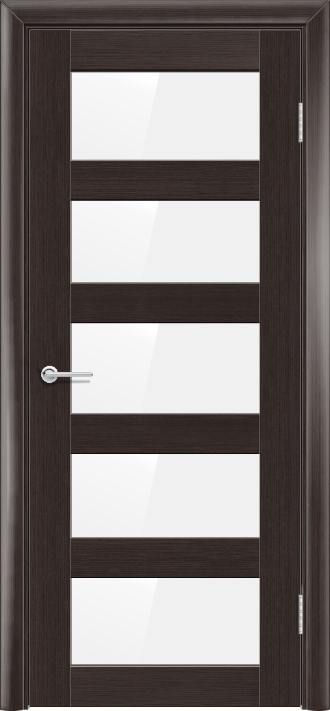 Т19, Орех темный рифленый, Лакобель белый