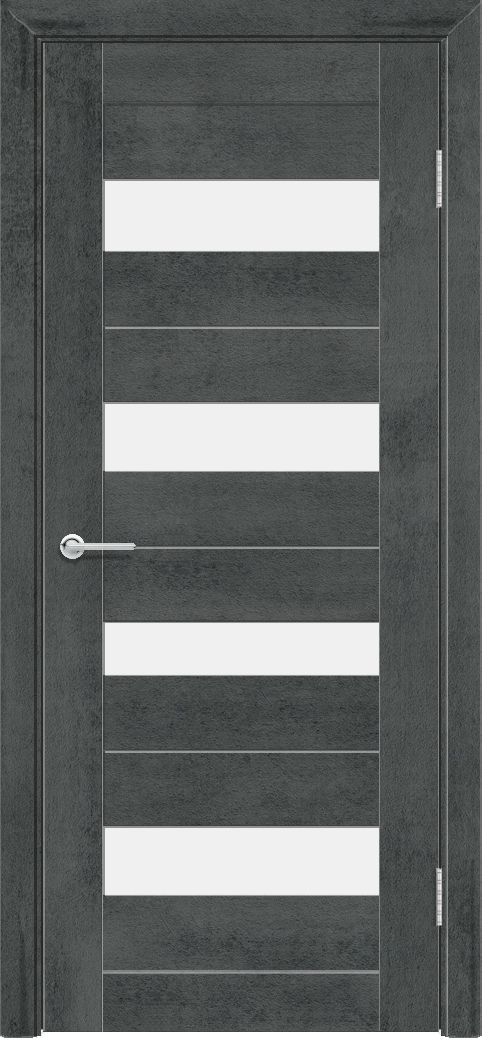 Т14, Темный бетон, Белое матовое