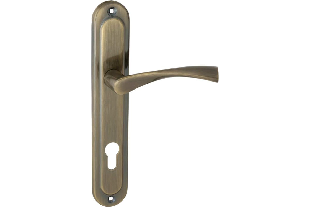 Ручка на планке VЕTTORE 85.323 AL алюминий, AB бронза 20348