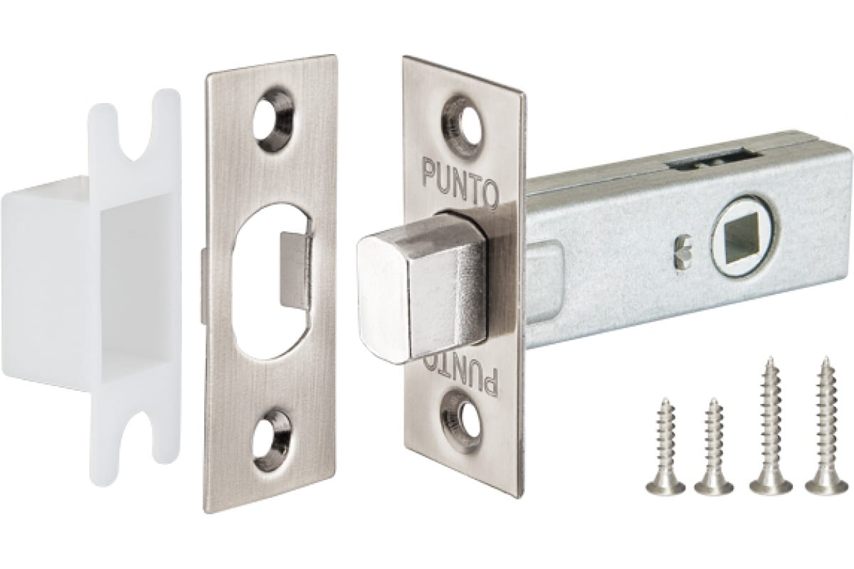 Задвижка врезная Punto DB-45 SN мат.никель 36969