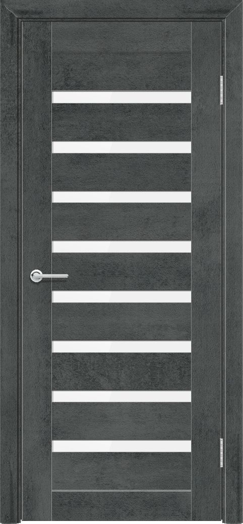 Т2, Темный бетон, Белое матовое