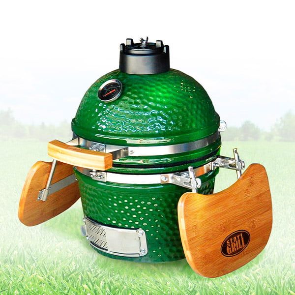 Гриль керамический Start Grill-12 (31 см), зеленый