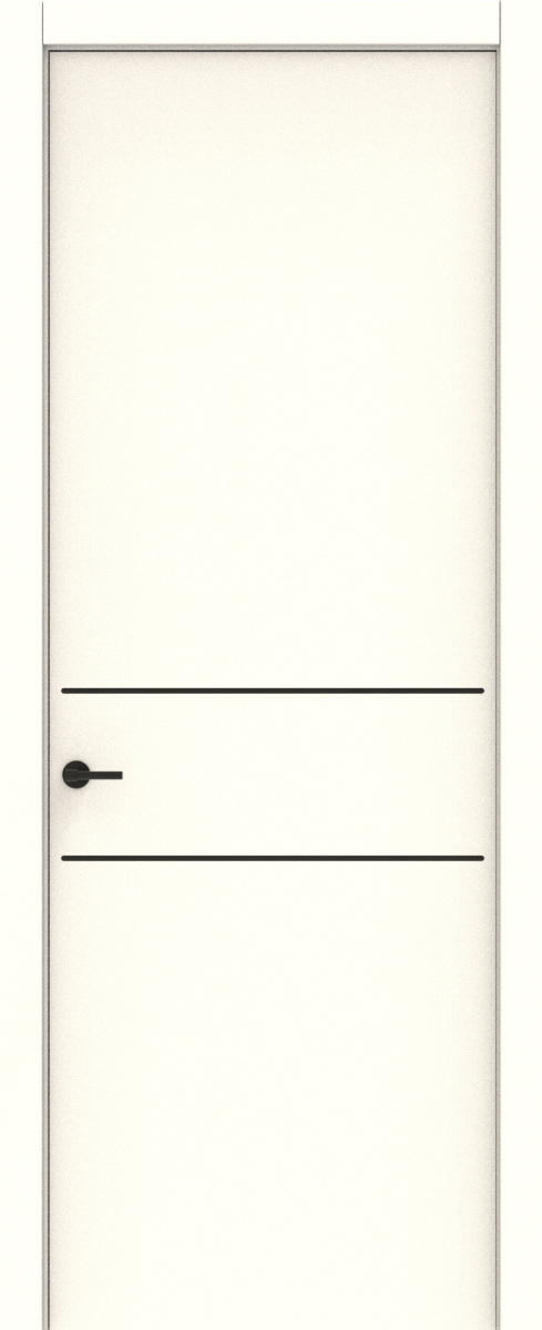 Лайн 3 вставка черная, Софт белый Эксклюзив