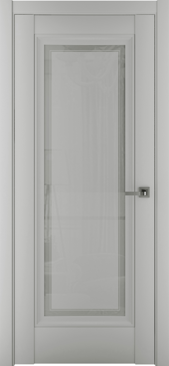 Неаполь В2, Classic Baguette, Экошпон, Матовый серый, Сатинат