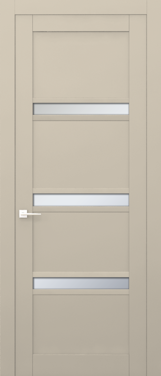 V 16, Vista, Экошпон, Софт сантьяго, Белое матовое