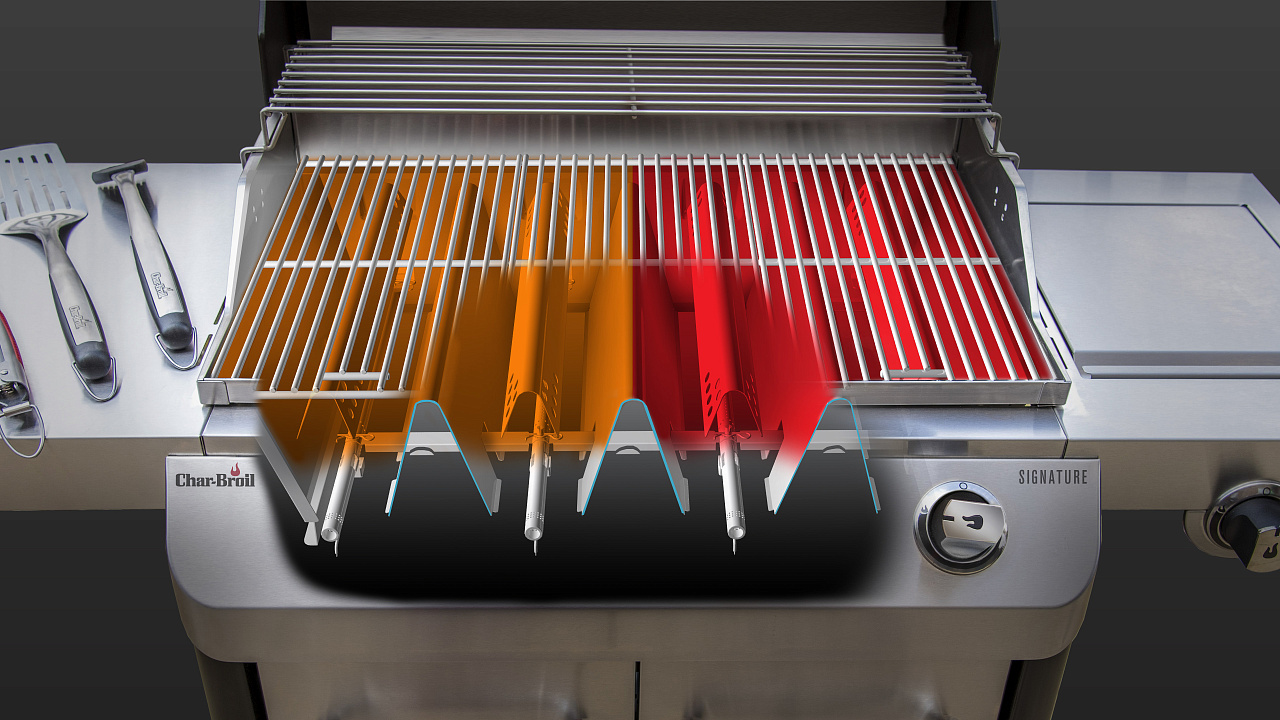 Гриль газовый Char-Broil Professional Signature Series 3S