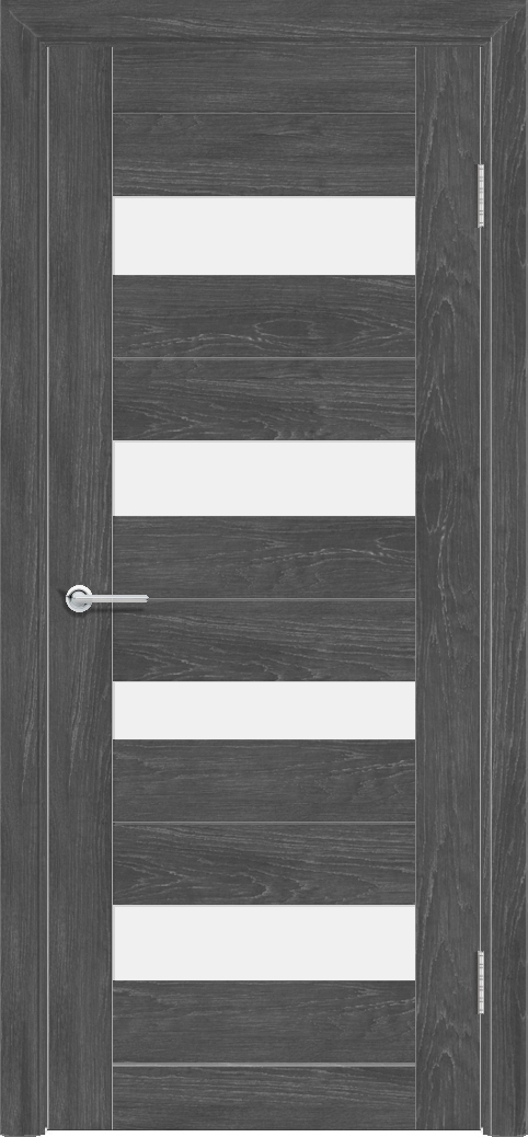 Т14, Дуб графит, Белое матовое