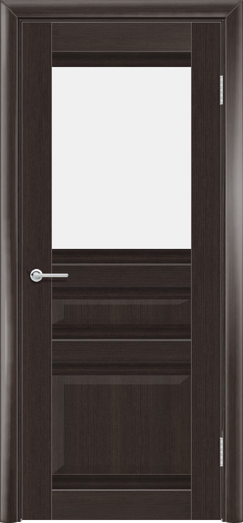 Т49, Орех темный рифленый, Белое матовое