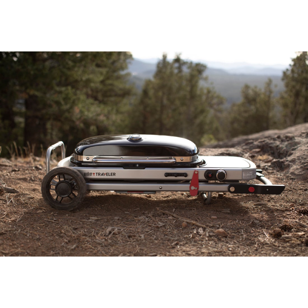 Гриль газовый Weber Traveler, черный