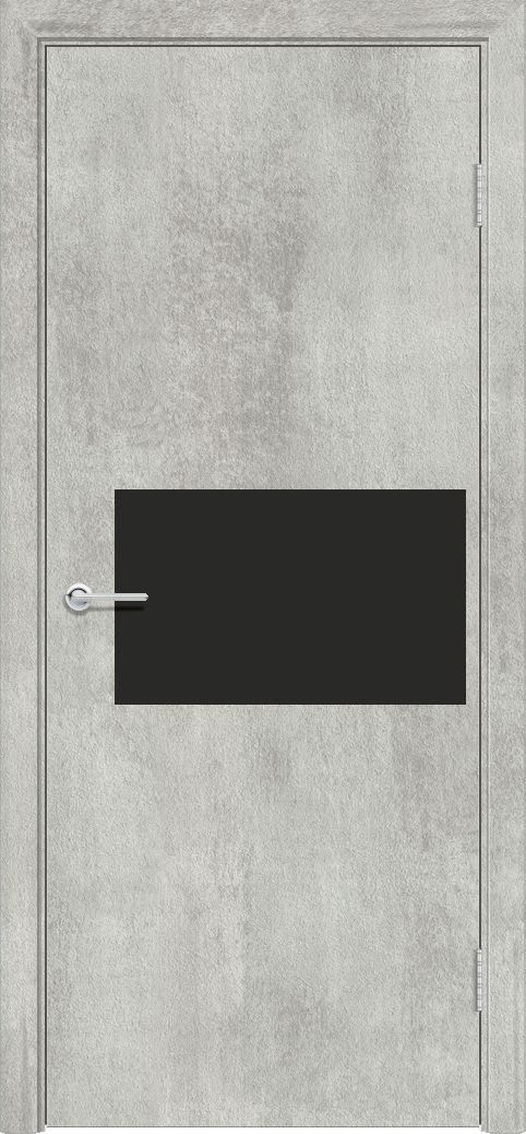 M5, Бетон серый, Лакобель черный