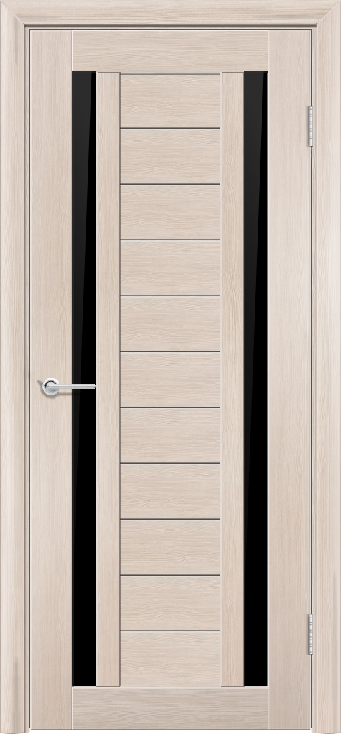 P6, Дуб капучино, Лакобель черный