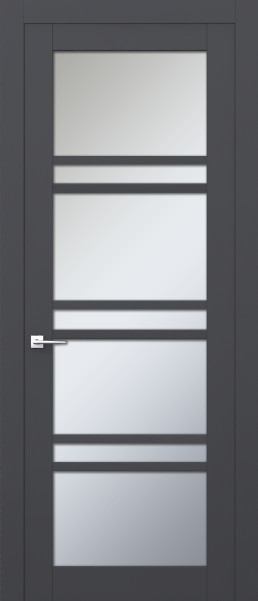 V 18, Vista, Экошпон, Софт графит, Белое матовое