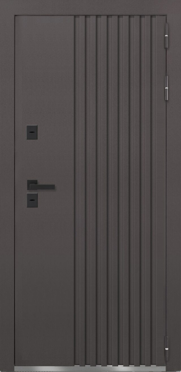 Входная дверь D4U Termo-03 Муар RAL 8019